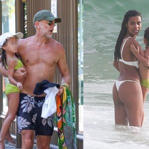 Vincent Cassel i Tina Kunakey ns kćerkicom