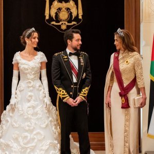Princ Hussein i princeza Rajwa