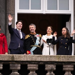 Danski kralj Frederik s obitelji
