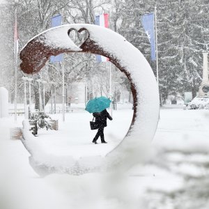 Snijeg u Čakovcu