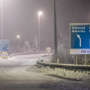 Snijeg u Dalmatinskoj zagori