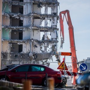 Nastavak rušenja hotela Marjan u Splitu