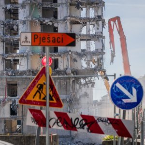 Nastavak rušenja hotela Marjan u Splitu