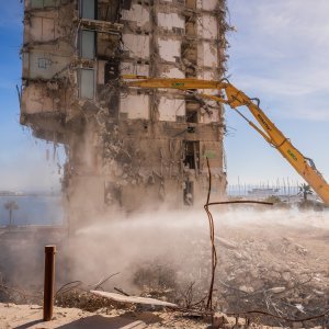 Nastavak rušenja hotela Marjan u Splitu