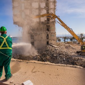 Nastavak rušenja hotela Marjan u Splitu