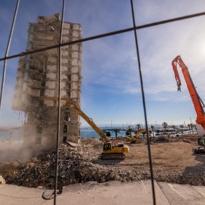 Nastavak rušenja hotela Marjan u Splitu