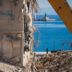 Nastavak rušenja hotela Marjan u Splitu