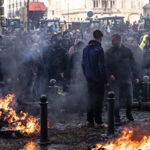 Prosvjedi poljoprivrednika ispred EU parlamenta