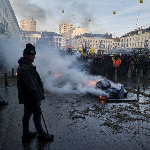 Prosvjedi poljoprivrednika ispred EU parlamenta