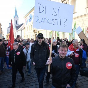 Transparenti na prosvjedu