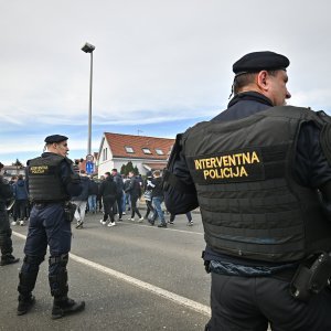 Navijačka skupina Armada stigla na derbi Dinamo - Rijeka