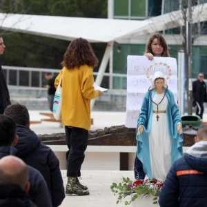 Prosvjednici protiv molitelja, Šibenik