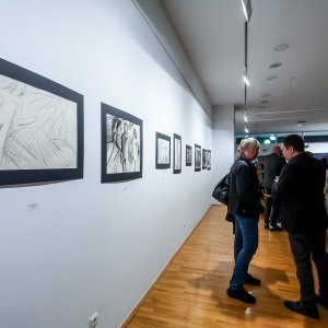 Otvorenje izložbe slika i crteža umjetnika Đure Sedera