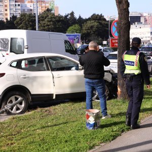 Prometna nesreća u Ulici Domovinskog rata u Splitu