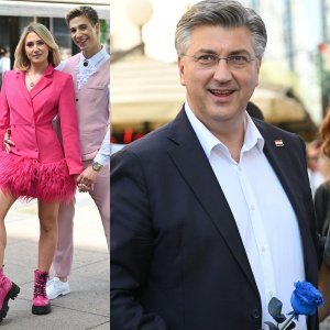 Paula Tonković i Marko Cuccurin, Andrej Plenković i Nikolina Ćosić