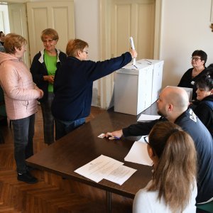 Biračko mjesto u Veterinarskoj stanici