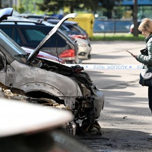 Izgorjeli automobil