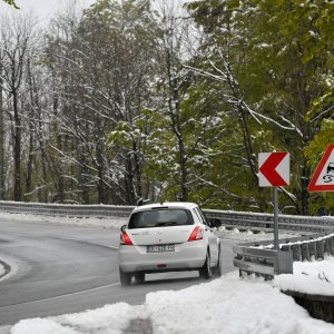 Gorski kotar zabijelio je snijeg