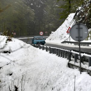 Gorski kotar zabijelio je snijeg