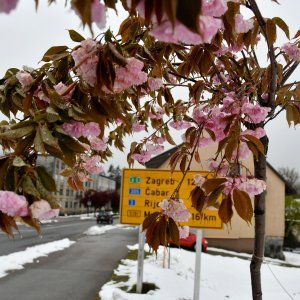 Gorski kotar zabijelio je snijeg