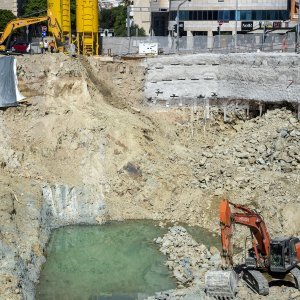 Otvorila se rupa ispod centralne splitske prometnice na gradilištu Small Malla