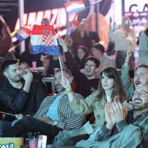 Ovako su u Zagrebu pratili nastup Baby Lasagne