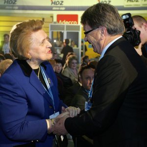 Madeleine Albright, Miroslav Blazević