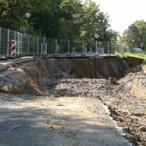 Zagreb: Klizište na Pantovčaku