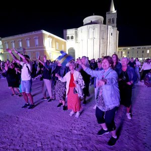 Gledanje Eurovizije u Zagrebu i Zadru