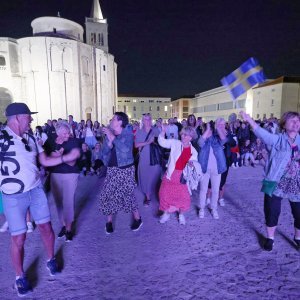 Gledanje Eurovizije u Zagrebu i Zadru