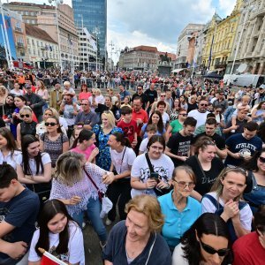 Doček Baby Lasagne na Trgu