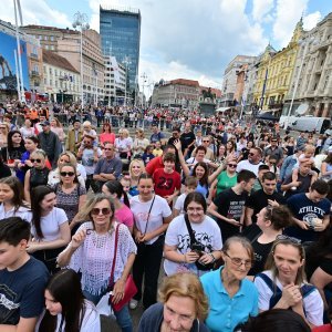Doček Baby Lasagne na Trgu
