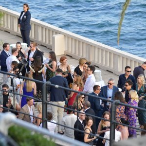 Uzvanici na primanju uoči svadbe Liama Stewarta i Nicole Artukovich