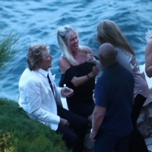 Rod Stewart i Jacqui Hunter na vjenčanju u Dubrovniku