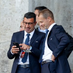 Luis Figo i Aleksander Čeferin