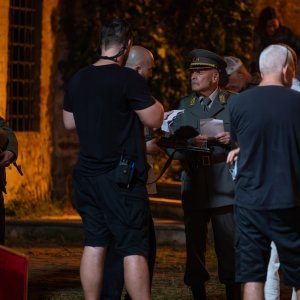Armand Assante na setu filma 260 dana