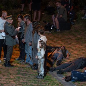 Armand Assante na setu filma 260 dana