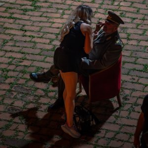 Armand Assante na setu filma 260 dana