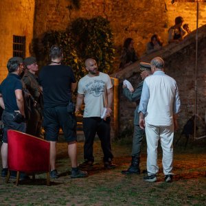 Armand Assante na setu filma 260 dana