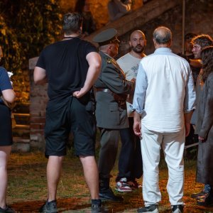 Armand Assante na setu filma 260 dana