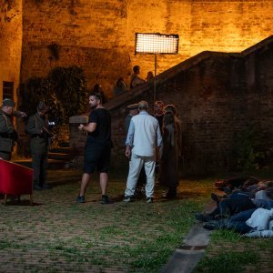Armand Assante na setu filma 260 dana
