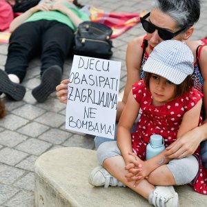 Prosvjed za Palestinu u Zagrebu