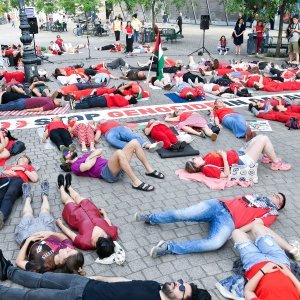 Prosvjed za Palestinu u Zagrebu