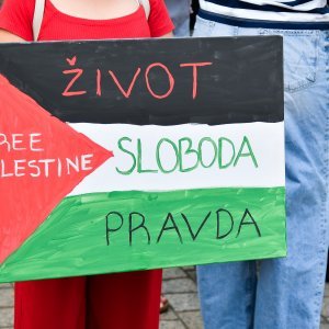 Prosvjed za Palestinu u Zagrebu