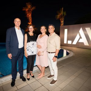 Ivica i Marijana Puljak, Mike Saran sa suprugom