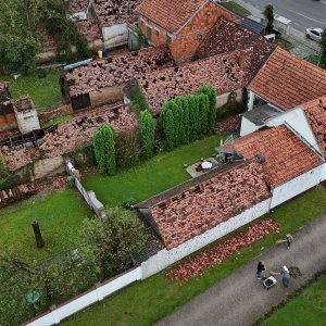 Pogled iz zraka na Bošnjake nakon razornog nevremena