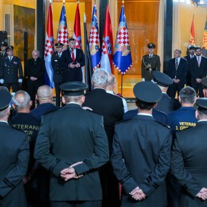 Prijem na Pantovčaku uoči 29. obljetnice VRO Oluja