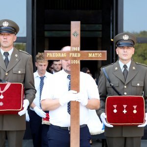 Pogreb Predraga Freda Matića na Krematoriju