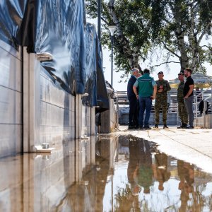 Vrhunac vodenog vala na Dunavu prolazi kroz Vukovar