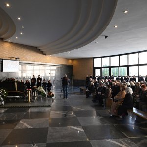 Ispraćaj koreografa Milka Šparembleka na Krematoriju